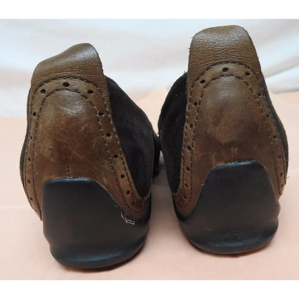 Merrell 8 M brown clogs leather suede mary jane leather shoes expresso